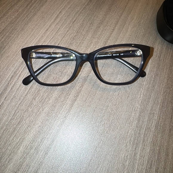 Coach Black Eyeglasses with Case - Picture 9 of 12